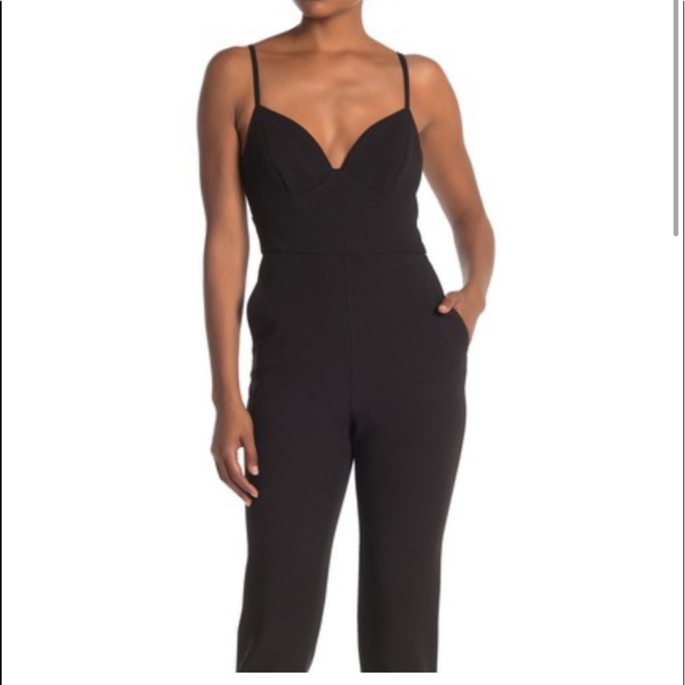 BCBGMAXAZRIA Black jumpsuit